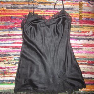 Victoria's Secret Black Lace Slip Dress